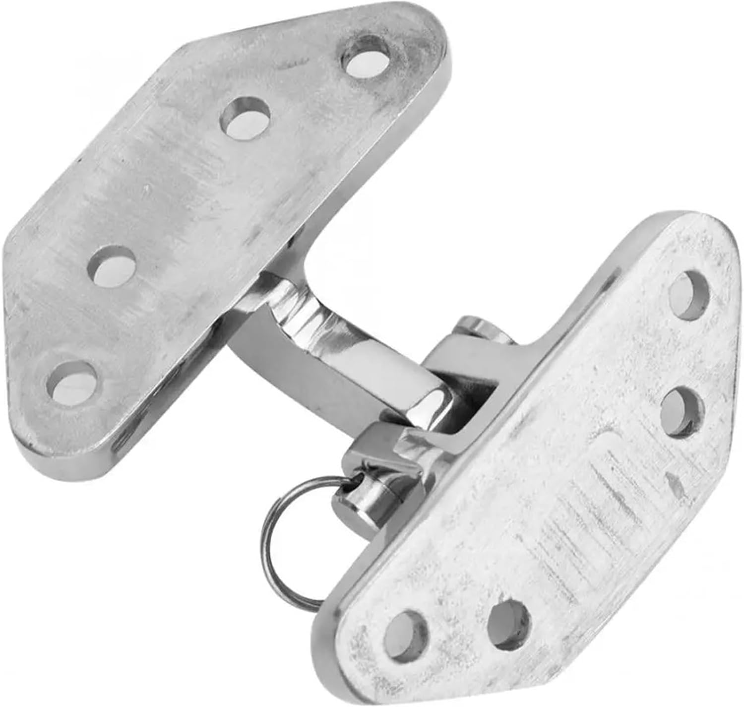 66x71x6mm Boat Hinge Stainless Steel Shaped Strap Furniture Door Window Cabinet Hinge