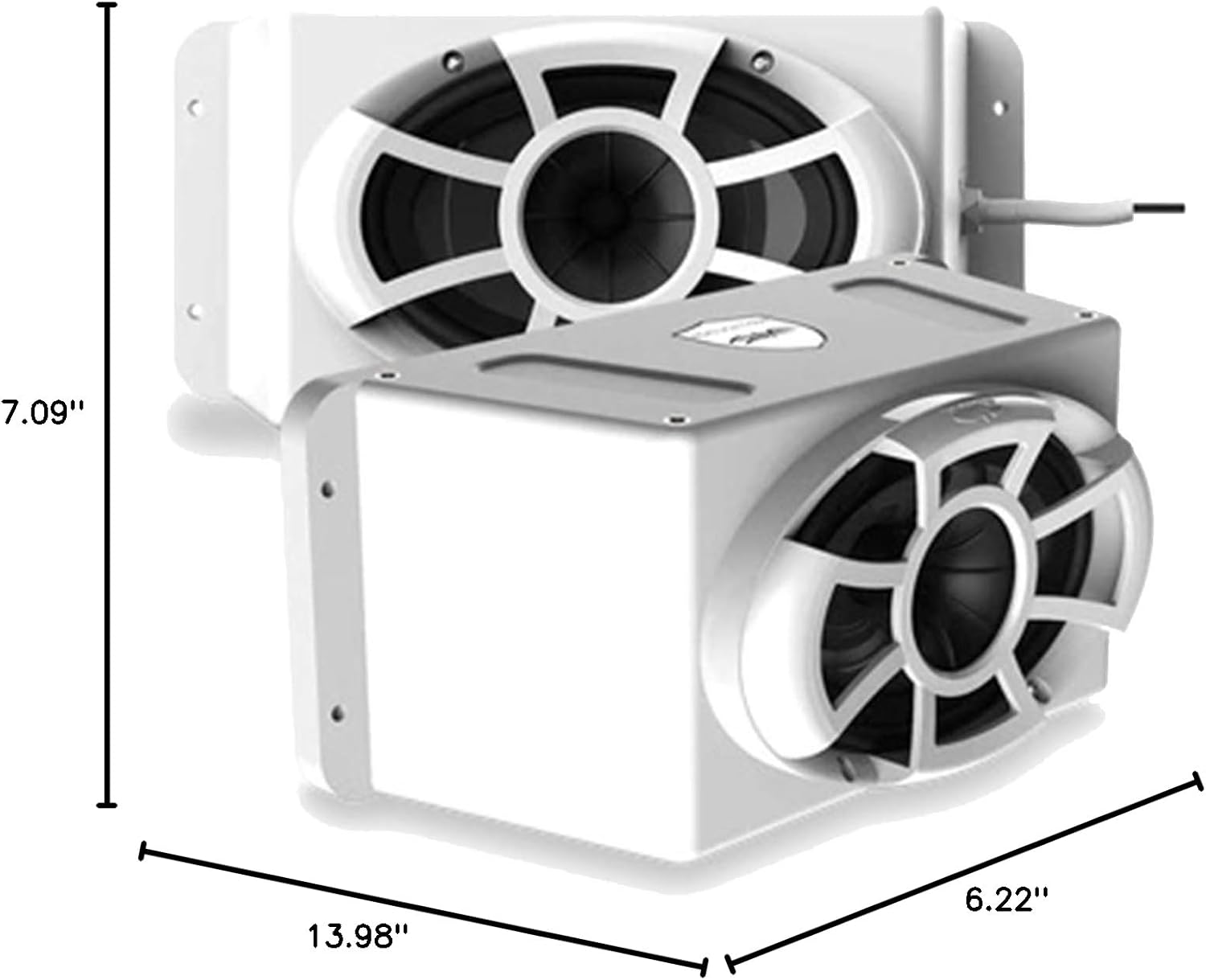 wet sounds REV 5X7 SM-W White 5x7 Surface Mount Speakers