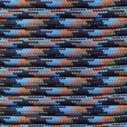 Paracord Planet 550lb Paracord – 7 Strand Type III Tactical Parachute Cord for Hiking and Camping
