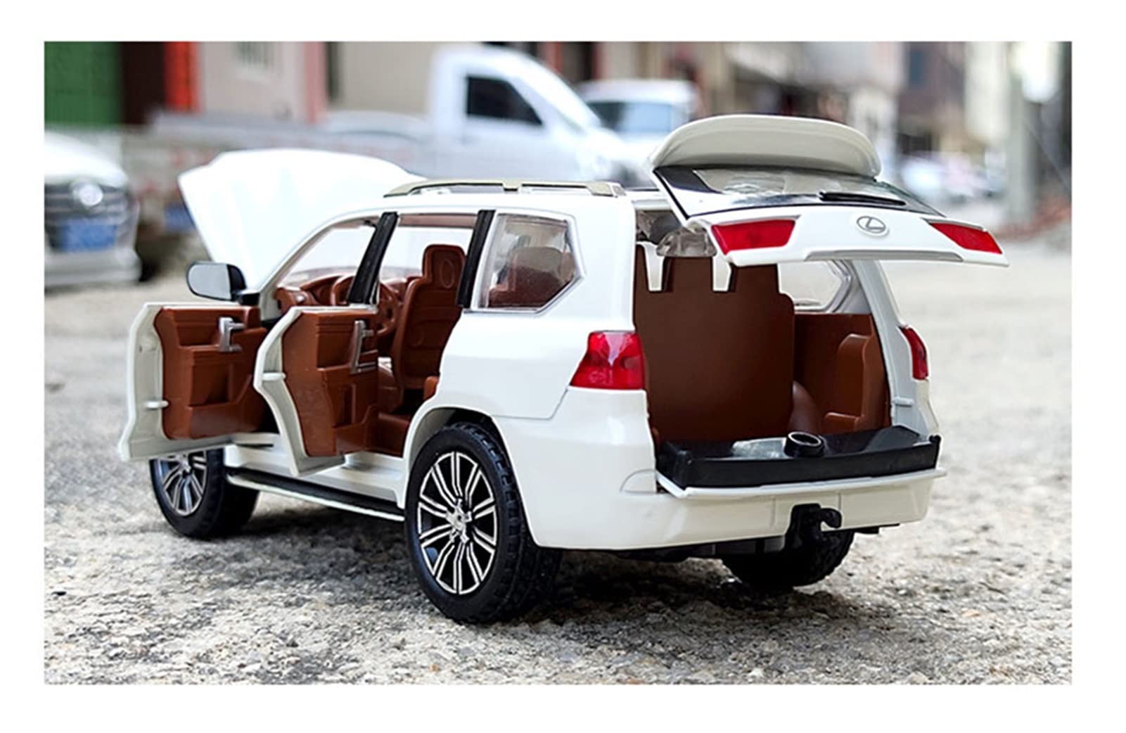 Amazon.co.jp: ミニカー スケールモデルカー 1/24 レクサス LX570 SUV