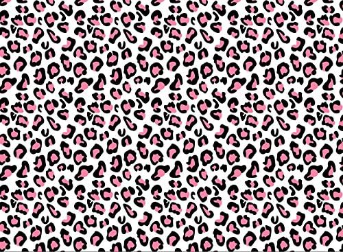Animal Print Edible Icing Cake Board Sheet A4 (Pink Leopard)