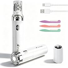 Epilator for Women, 2 in 1 Epilators Hair Remover for Women with LED Light, Smooth Hair Removal USB Rechargeable, Portable Electric Painless Shaver for Face, Lip, Chin, Leg, Arms, Bikini