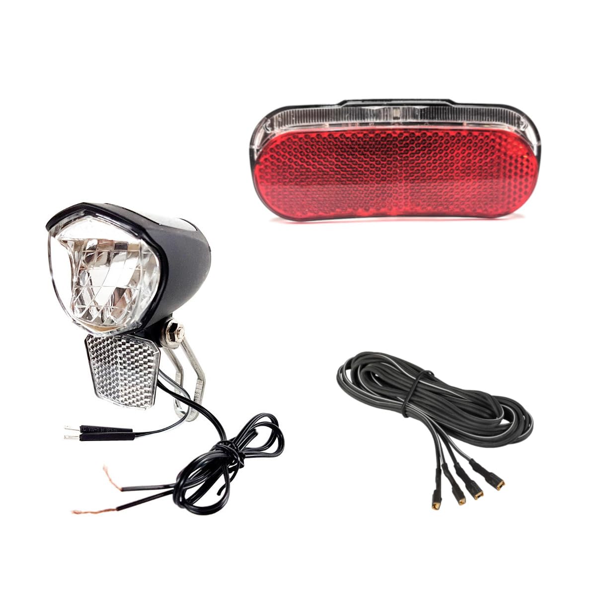 LED Beleuchtung Umrüstset 70 Lux vorne Standlichtfunktion und Helligkeitssensor