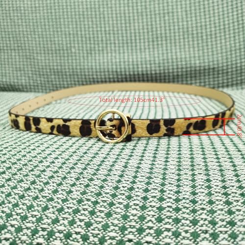 Generic 3 Pcs Punk PU Leather Belt Leopard Print Snake Print Zebra Print Waistband Waist Belt for Women Girls Dress Jeans Pants Blouse Tshirt2