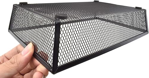 Miniatura 7 de HAHIYO Bandeja de malla apilable de 9 x 6 x 2 pulgadas, contenedor resistente para cajón de escritorio, colección para el hogar, oficina, escuela,