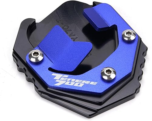 Miniatura 10 de CNC aluminio for Yamaha TENERE 700 XTZ 700 T700 2019-2023 Motorcycle Side Stand Enlarge Plate Kickstand Extension (Color  Blue-No Logo)