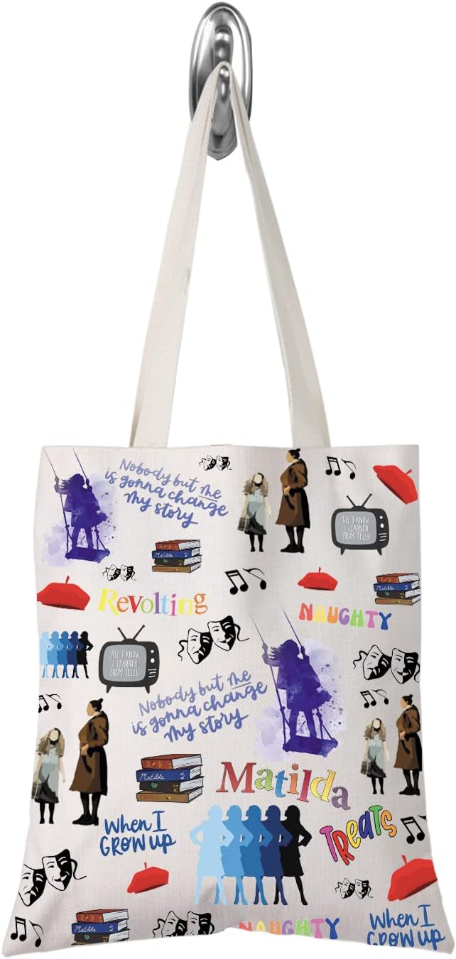 TSOTMO Television Gift Comedy Tragedy Mask Theatre Drama Bag Actress Gifts Zipper