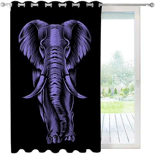 Miniatura 8 de Cortinas oscuras para patio con diseño geométrico de lunares, estilo nórdico, lindas cortinas bohemias opacas, 1 panel, 40 pulgadas de ancho x 47