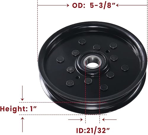 Miniatura 6 de GELASKA AM106627 Idler Pulley Replaces AM106627 John Deere Pulley, John Deere AM121602 Idler Pulley, AUC16698 Idler Pulley for John Deere Z225,