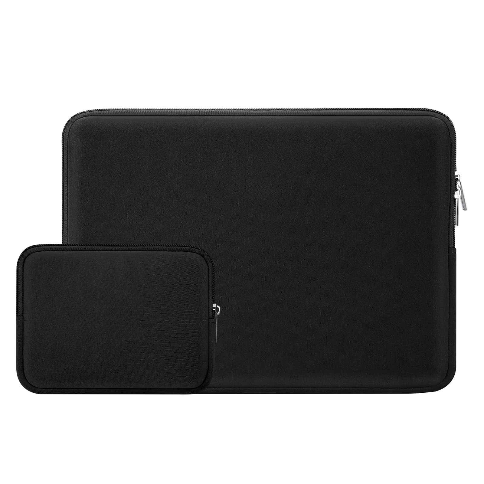 RAINYEAR Manicotto del computer portatile per MacBook Air 13 pollici M5 M4 M3 M2 M1 A3449 A3240 A3113 A2681 A2338 A2337, 13,3 e 14 Pollici Macbook Pro Custodia Accessori Borsa, Nero