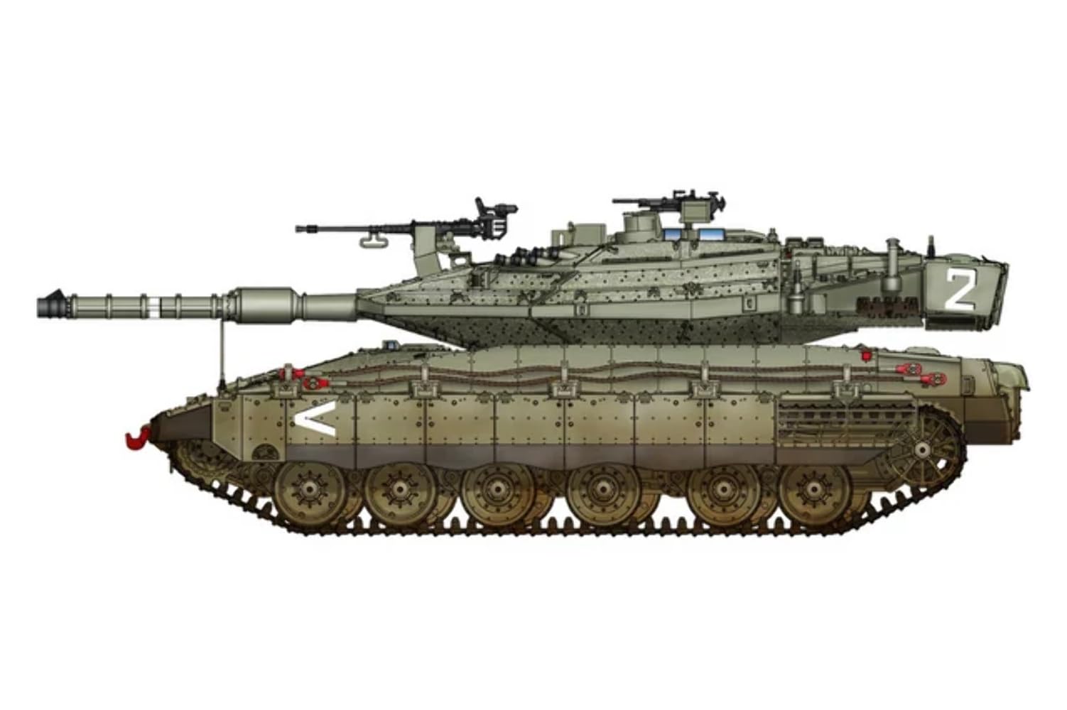 Hobbyboss IDF Merkava Mk IV 1/72 Scale Model Kit 82915