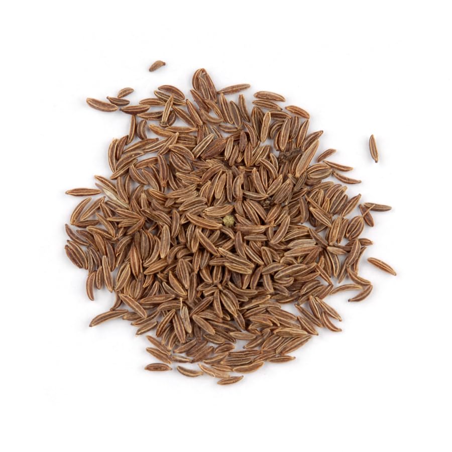 D'Allesandro Whole Caraway Seeds, 16 oz, Aromatic and Earthy Anise Flavor, Kosher, Natural