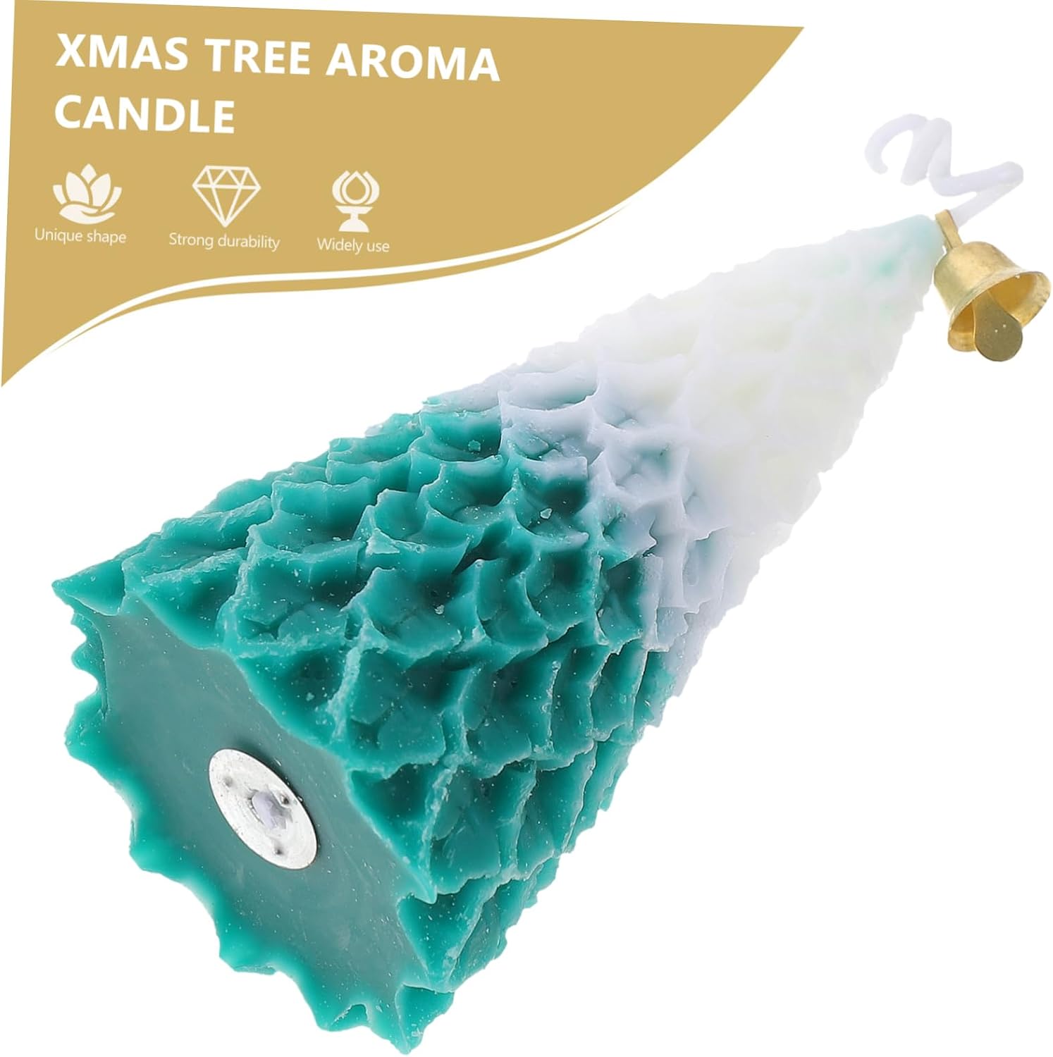2pcs Xmas Tree Aroma Candles Paraffin Decorative Festive Romantic