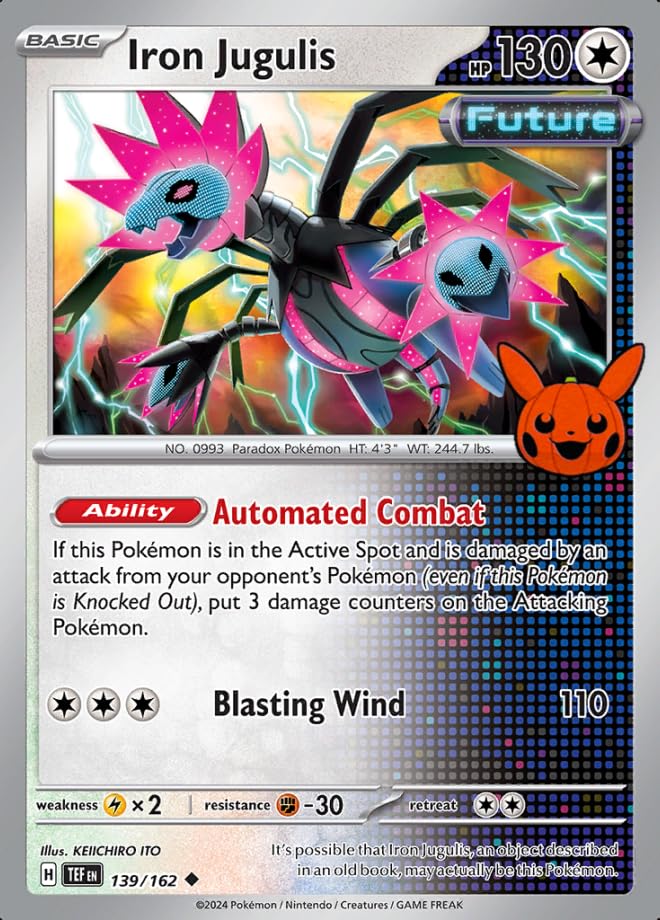 most valuable halloween pokemon card 2024 Trick or Trade Booster Bundle Pokmon TCG Cards for sale Pokemon - Iron Jugulis 139