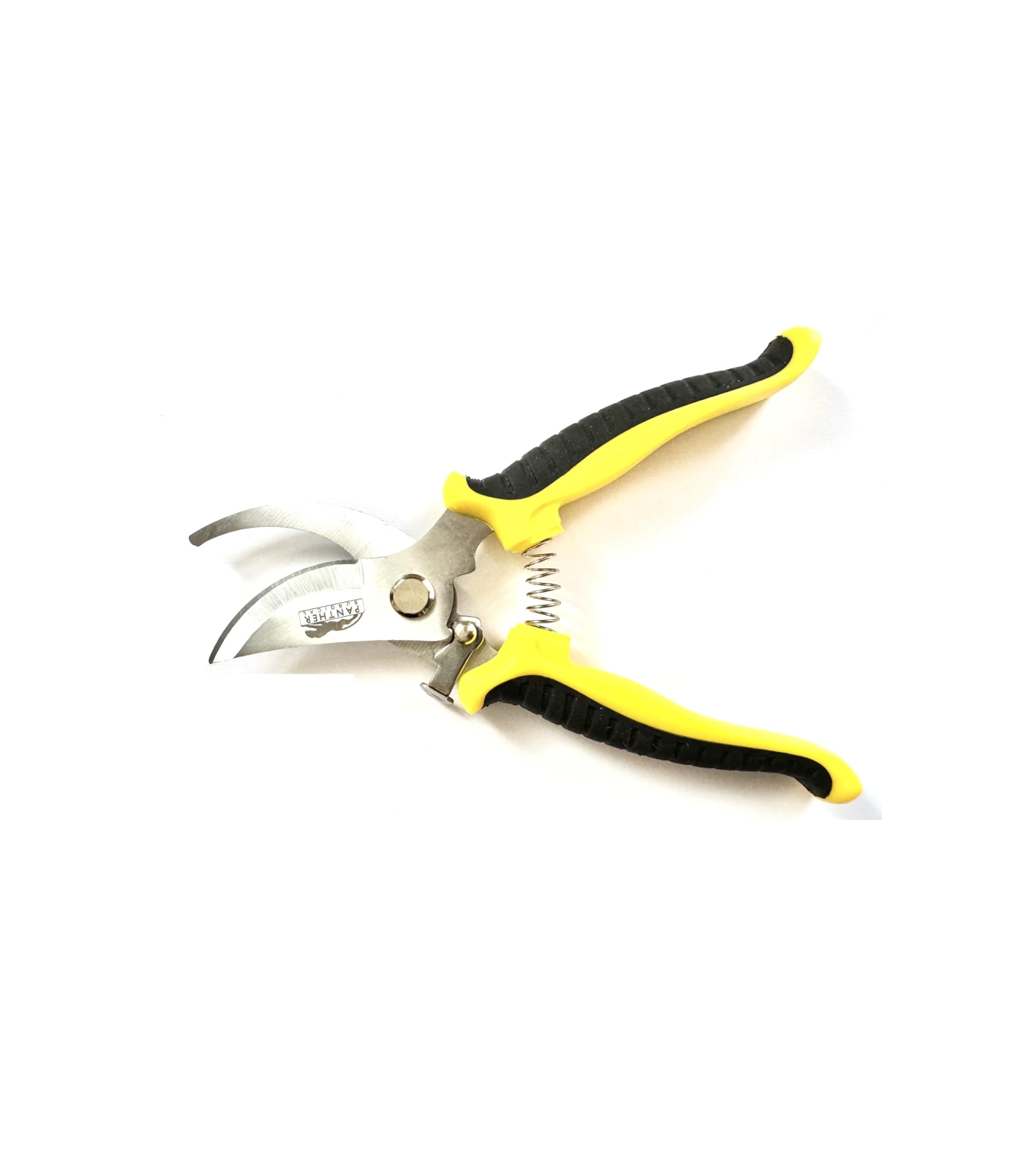 Garden Shears Secateurs Carbon Steel Pruning Edging Shears Saw for Branches Flowers Plants Trimming Snips Scissors Garden Hand Tools Secateurs & Pruning Scissors (Yallow & Black) - Image 4