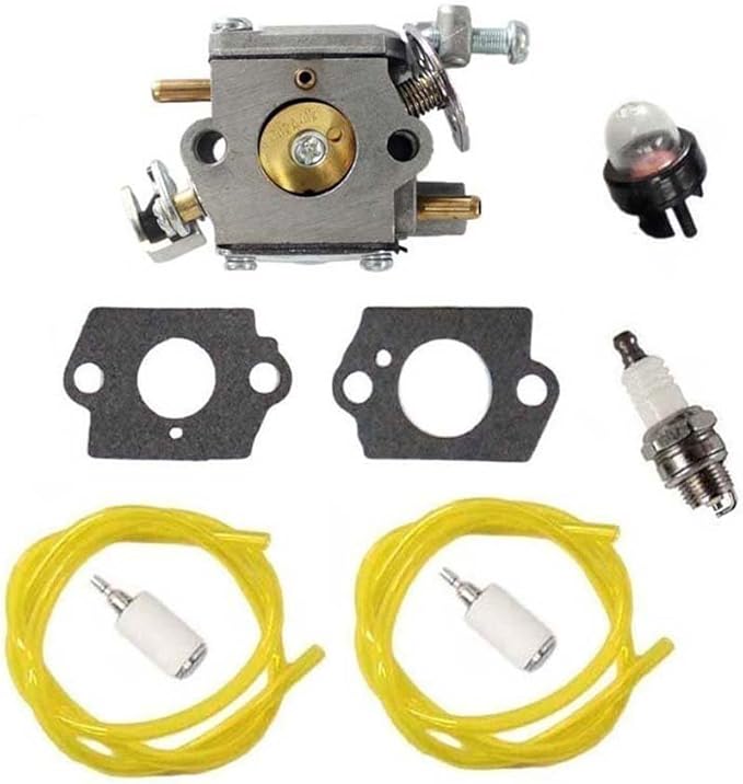 HURI Carburetor with Fuel Line Fuel Filter for Homelite