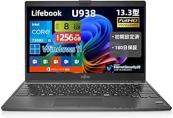 軽量 バッテリ◎ フルHD 13 富士通 i5-11 SSD256GB オフィス Amazon.co.jp: 【整備済み品】 富士通 超軽量 薄型ノート