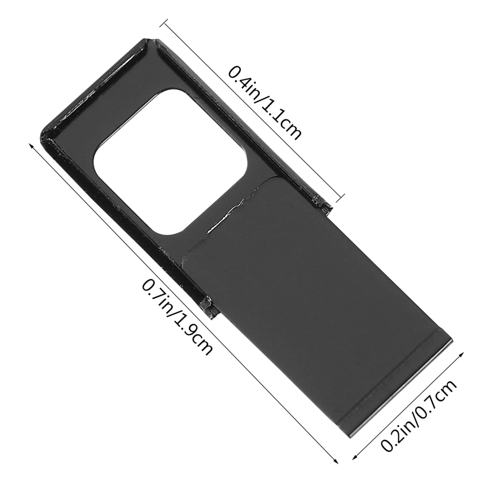Abaodam 5 Sets Aluminiumlegierung Laptop-Kamera-schiebefolie Selbstklebende Webcam-Abdeckung Einfache Installation Für Privatsphäre Laptop-zubehör Für Telefon-Tablet 2 Stück * 5
