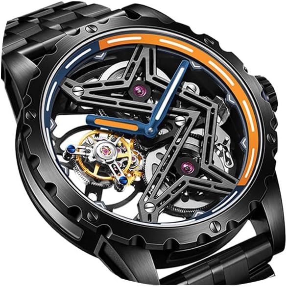 OLEVS Watch for Men Waterproof Mechanical LuminousTourbillon