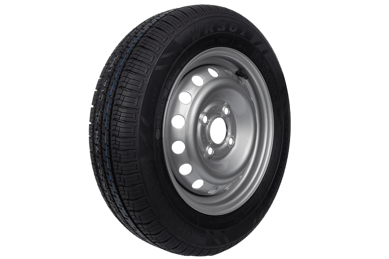 UNITRAILER Ruota per rimorchio rinforzata 155/70 R13 XL, 4JX13 4x100