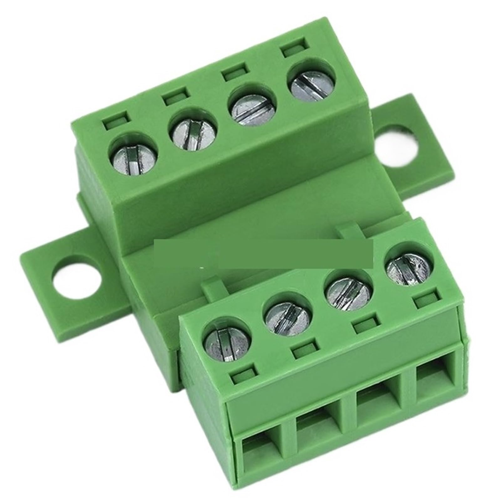 1Set connettore docking senza saldatura tipo 5.08MM morsettiera a vite plug-in verde 2edg