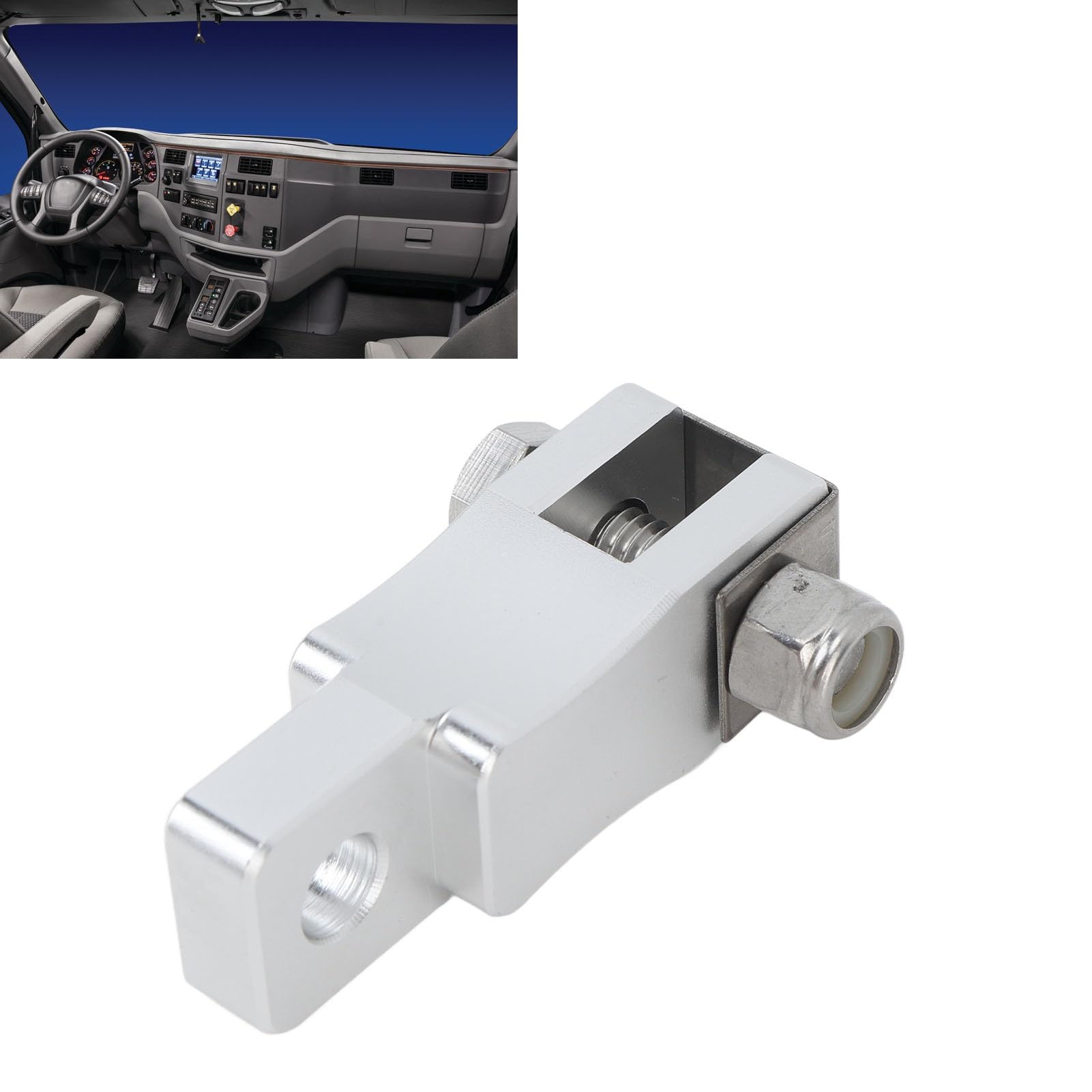 dsheng Prolunga Pedale Frizione per Camion, P2in Prolunga Frizione Prolunga Pedale Frizione in Alluminio Billet Sostituzione per Peterbilt 379 386 389