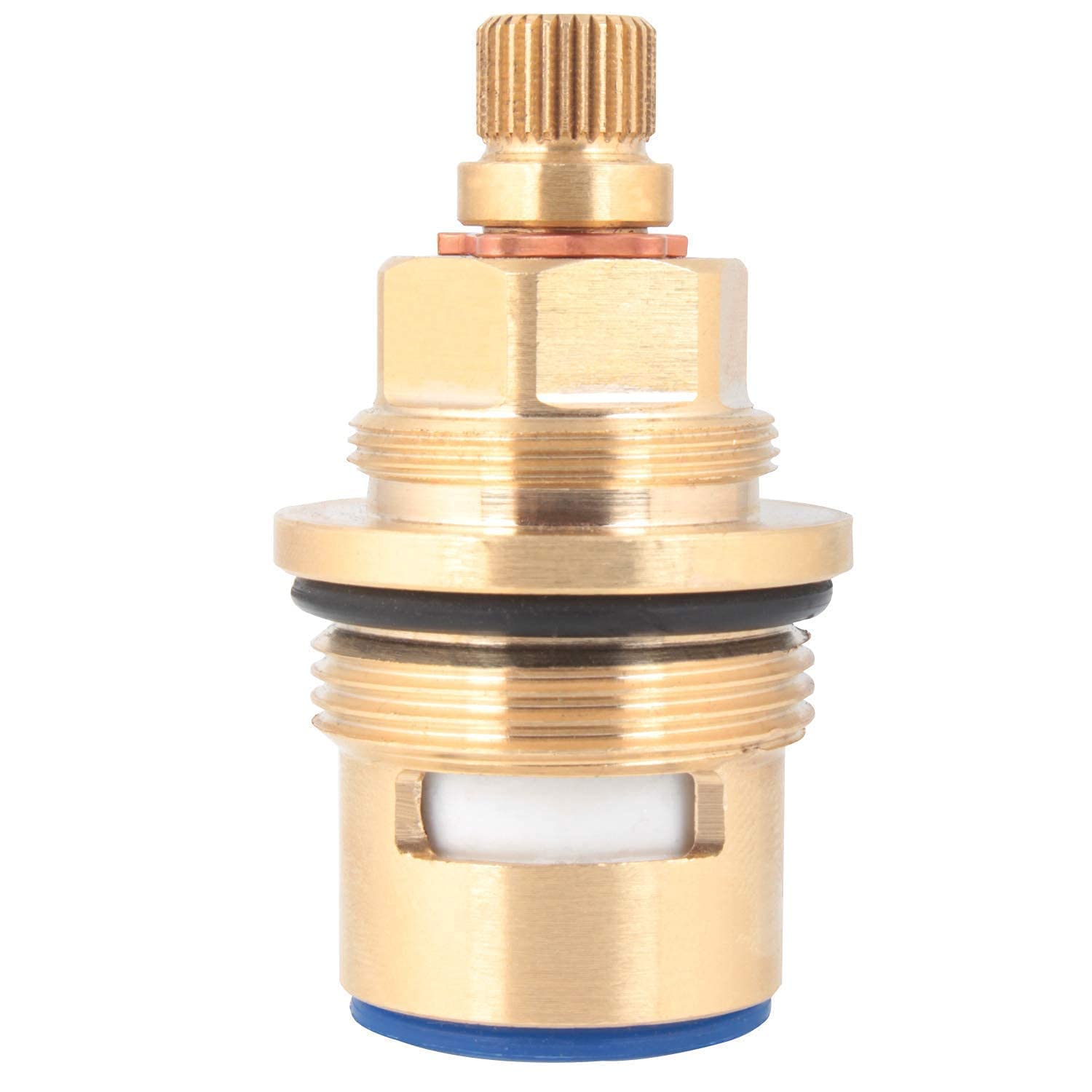 Half Turn Spindle|Brass Ceramic Quarter Turn Disc Cartridge/Spindle/Fitting for Hot & Regular Tape/Kitchen/Angel Cock/Taps of Bathroom/Angle Valve/Sink Mixer(Pack of 1) (Regular modle, 1/2 Half inch) (B0CZP34JJ6) Amazon Price History, Amazon Price Tracker