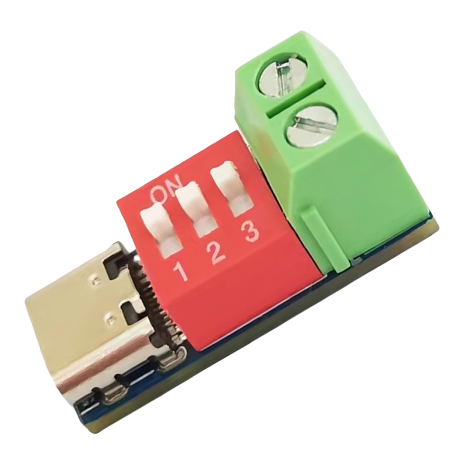 HDOYTXXM 5V-20V PD3.0 2.0 Fast Charging Tester Board with DIP Switches for Multiple Device Voltages Debugging Module USB Power Module