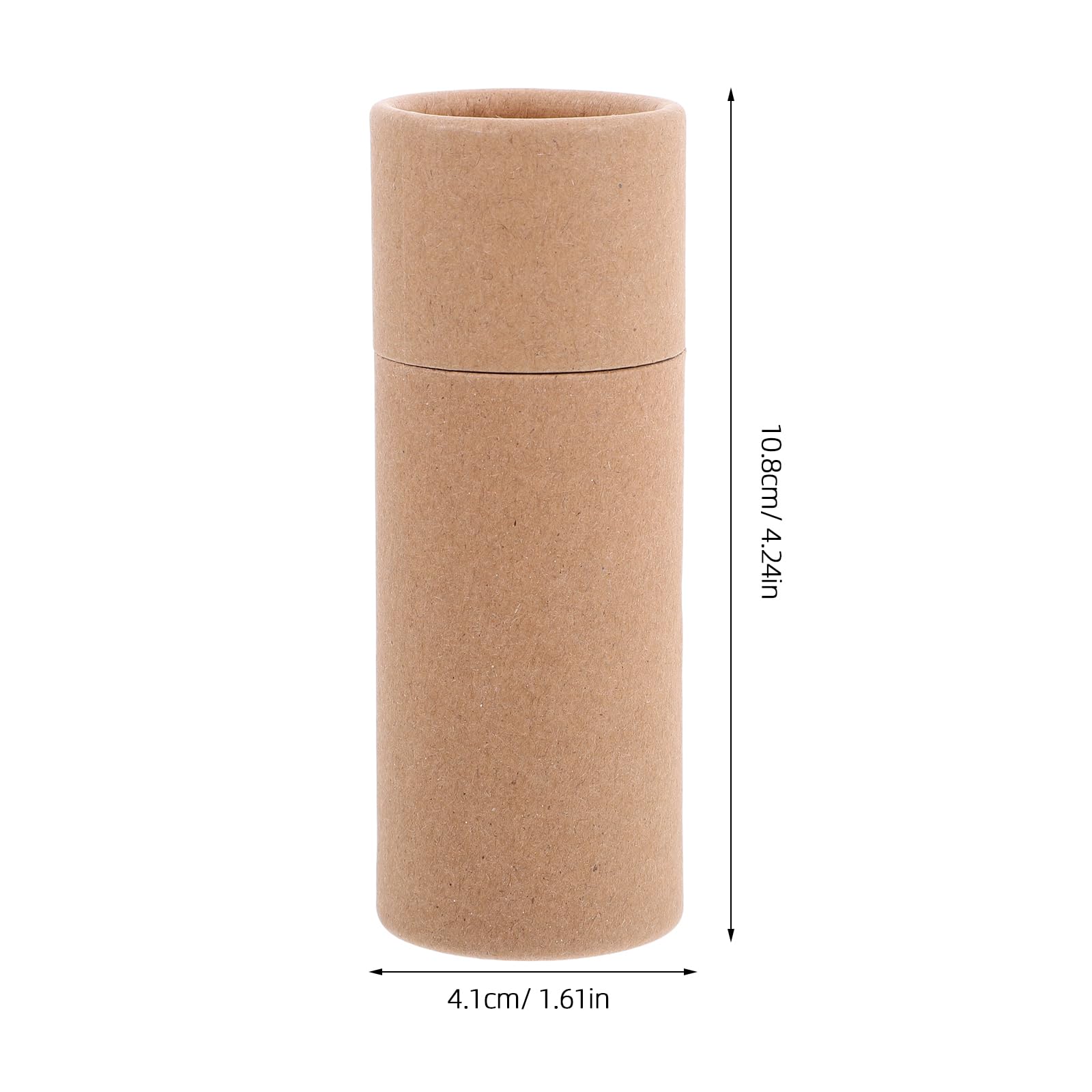 OUNONA 10Pcs Tubos De Papel Kraft Para Té Dulces Y Aromaterapia Cajas De Regalo Redondas Ecológicas De 10.8X4.1Cm Contenedores Portátiles Para Embalaje