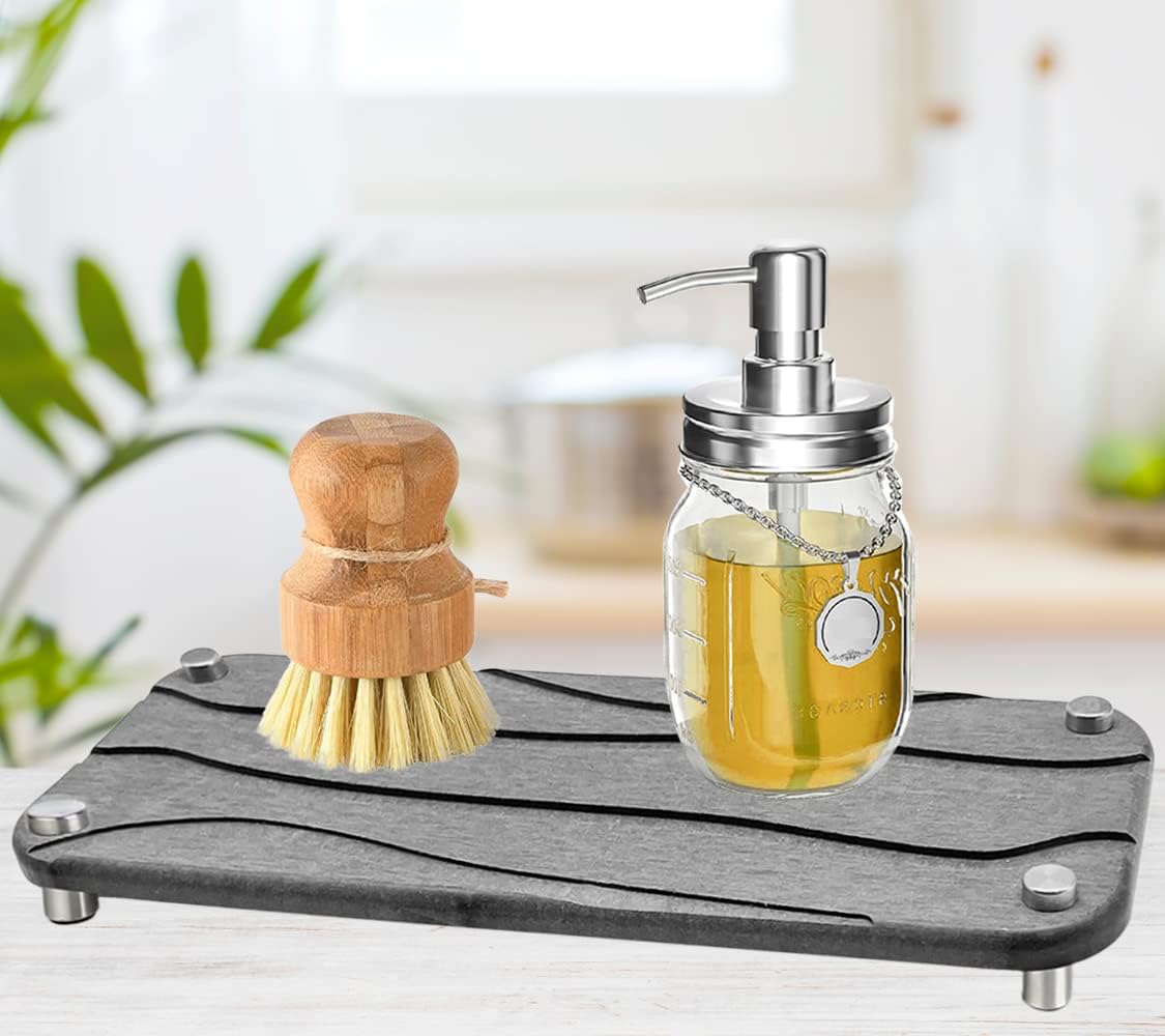 DMJWAN Bathroom Sink Fast Drying Stone Dry Bathroom Sink