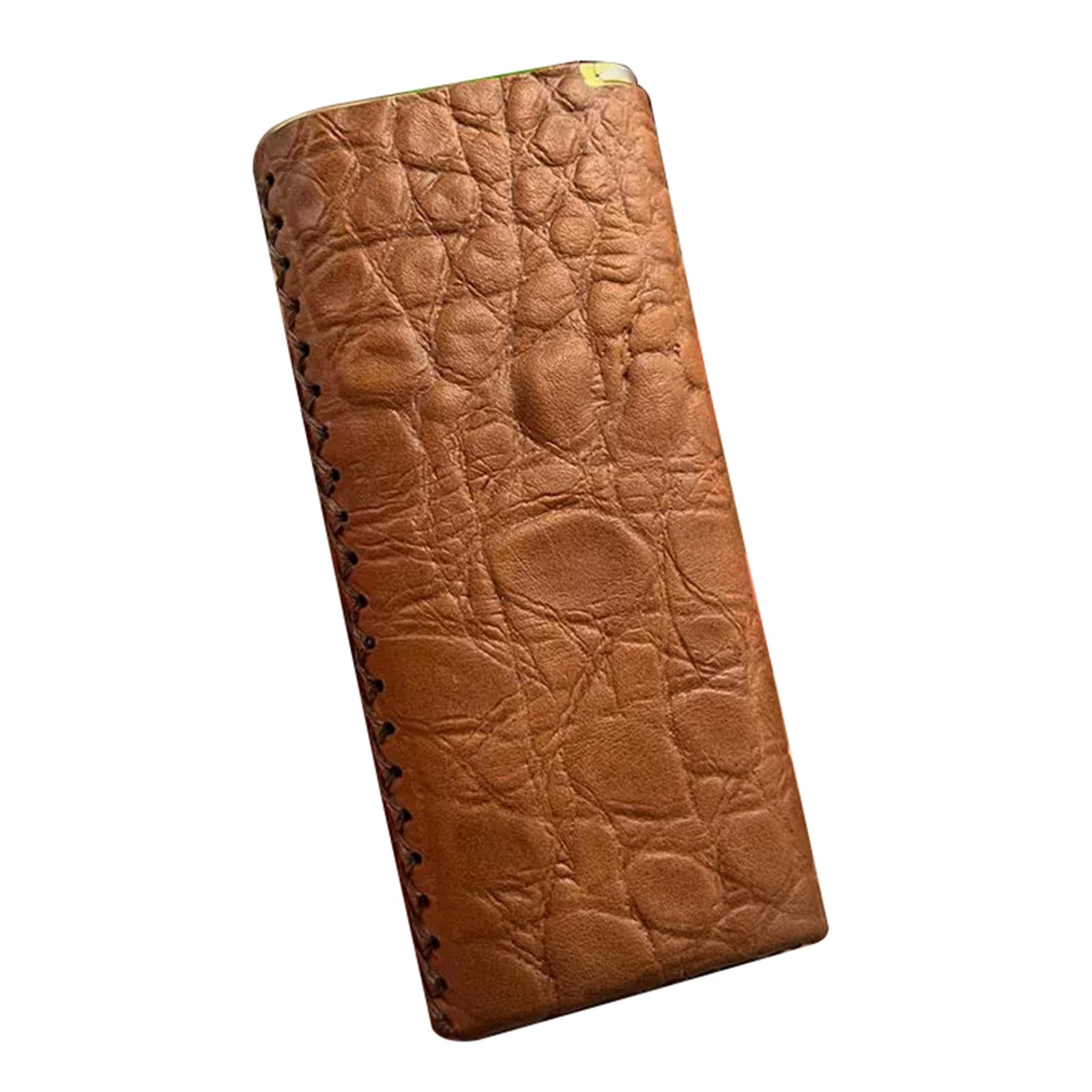Portasigarette In Pelle Rame, Capacità 20, for Uomo E Donna, Taglia Unica, 10,5x4,9x1,9cm, 1 Pz(Brown 1)