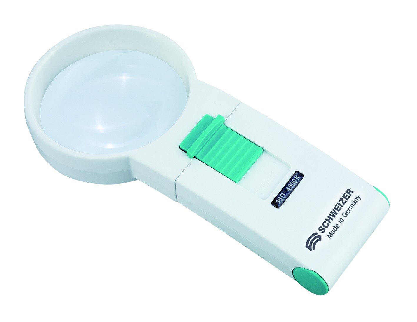 ÖKOLUX plus mobil Handleuchtlupe - 16 D / 5-fach / 60 mm / 6500 K