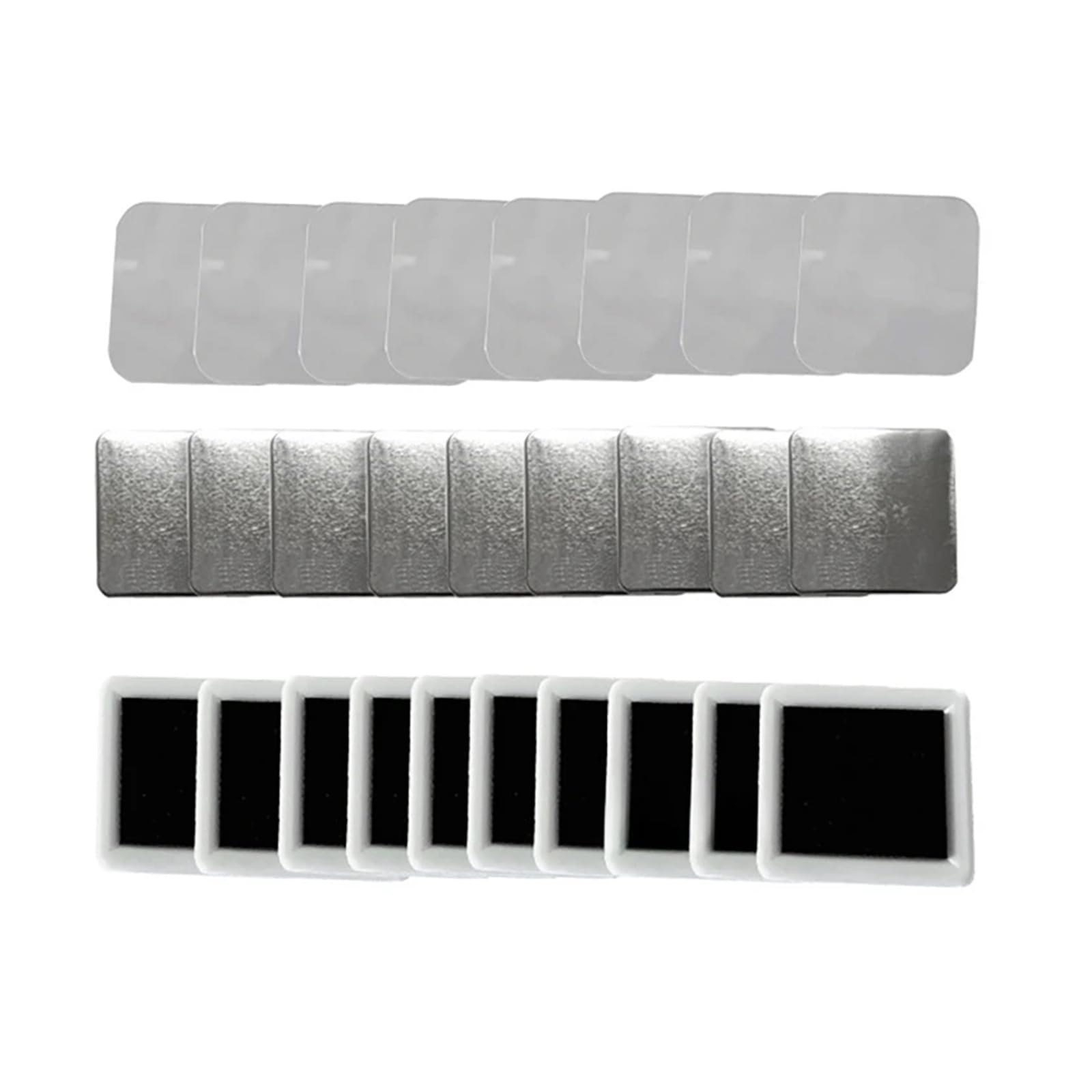 Matériau for badge à épingle carrée 50 x 50 mm, aimants for réfrigérateur, pièces de fabrication, fournitures Compatible(Soft magnet)