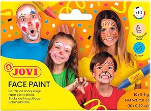 Jovi -ACE PAINT, 10 Kids Makeup Pencils, Safe and Quality, Easy to Clean, Soft and Resistant Texture, Perfect for Parties and School Events (176)