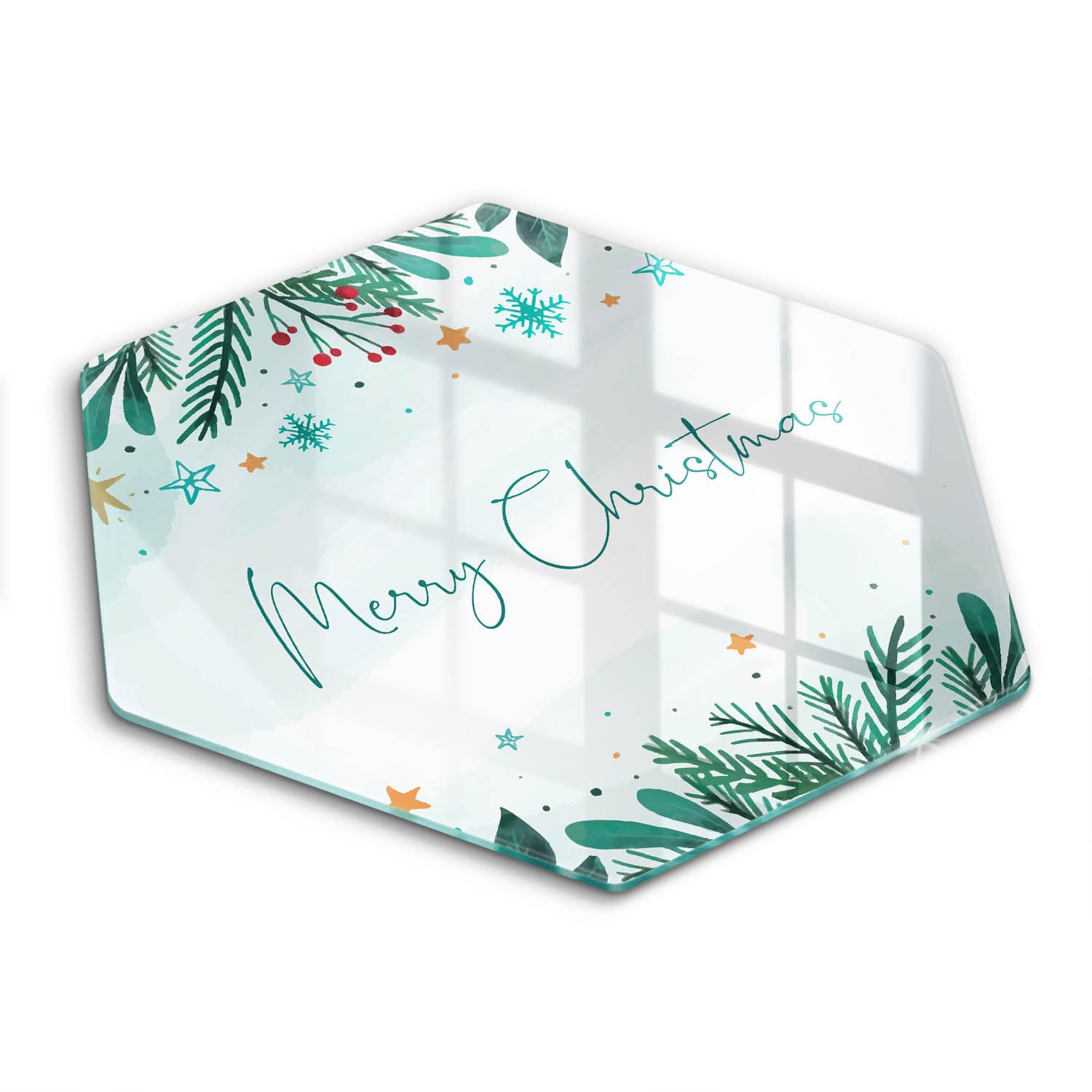 Plaque de cuisson induction Joyeux Noël pour décorer votre cuisine