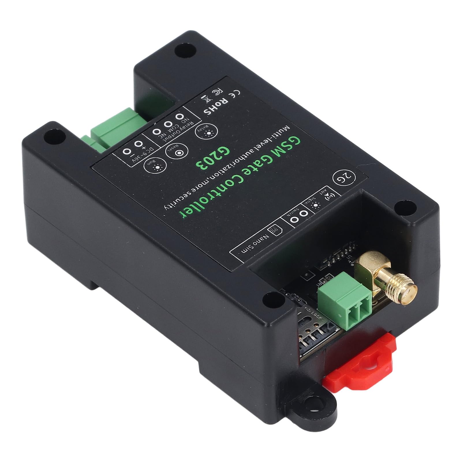 Telecomando Apricancello GSM Chiamata Telefonica 2G Gestione Accessi APP SMS per Cancelli Porte Garage con Comodo Telecomando DC9‑36V 1A