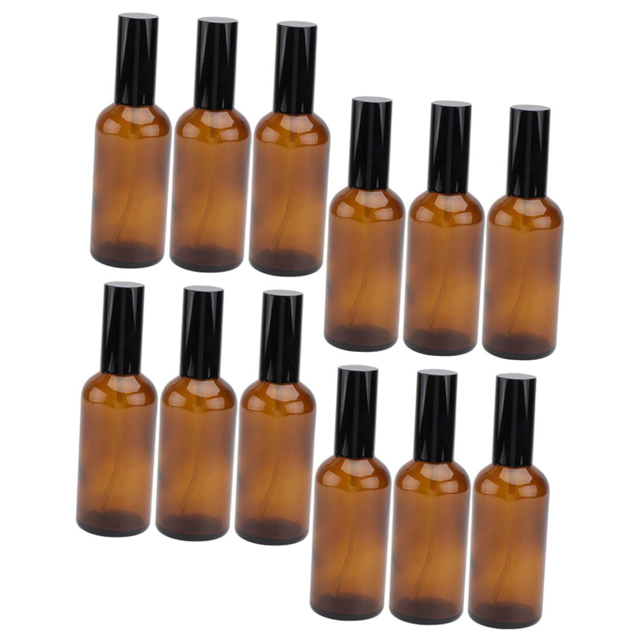 FRCOLOR Botellas de Spray de Vidrio 30ml, Juego de 12, Recargables