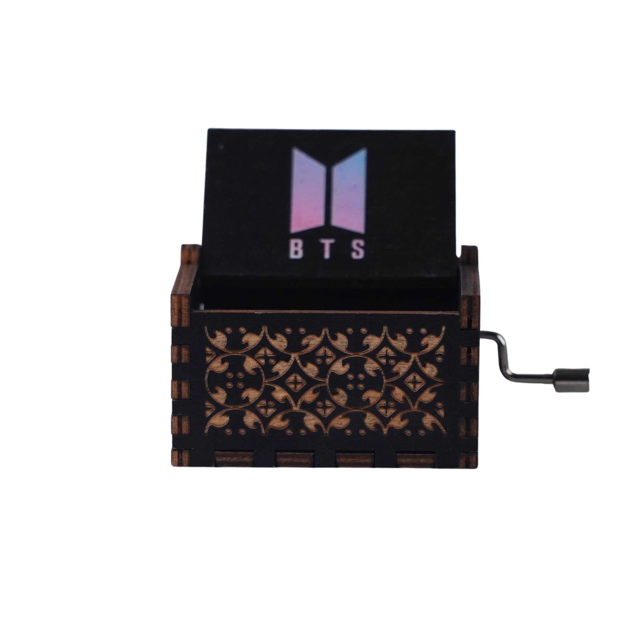 OFFO BTS Wooden Music Box – 'Spring Day' Tune | Hand-Cranked K-Pop