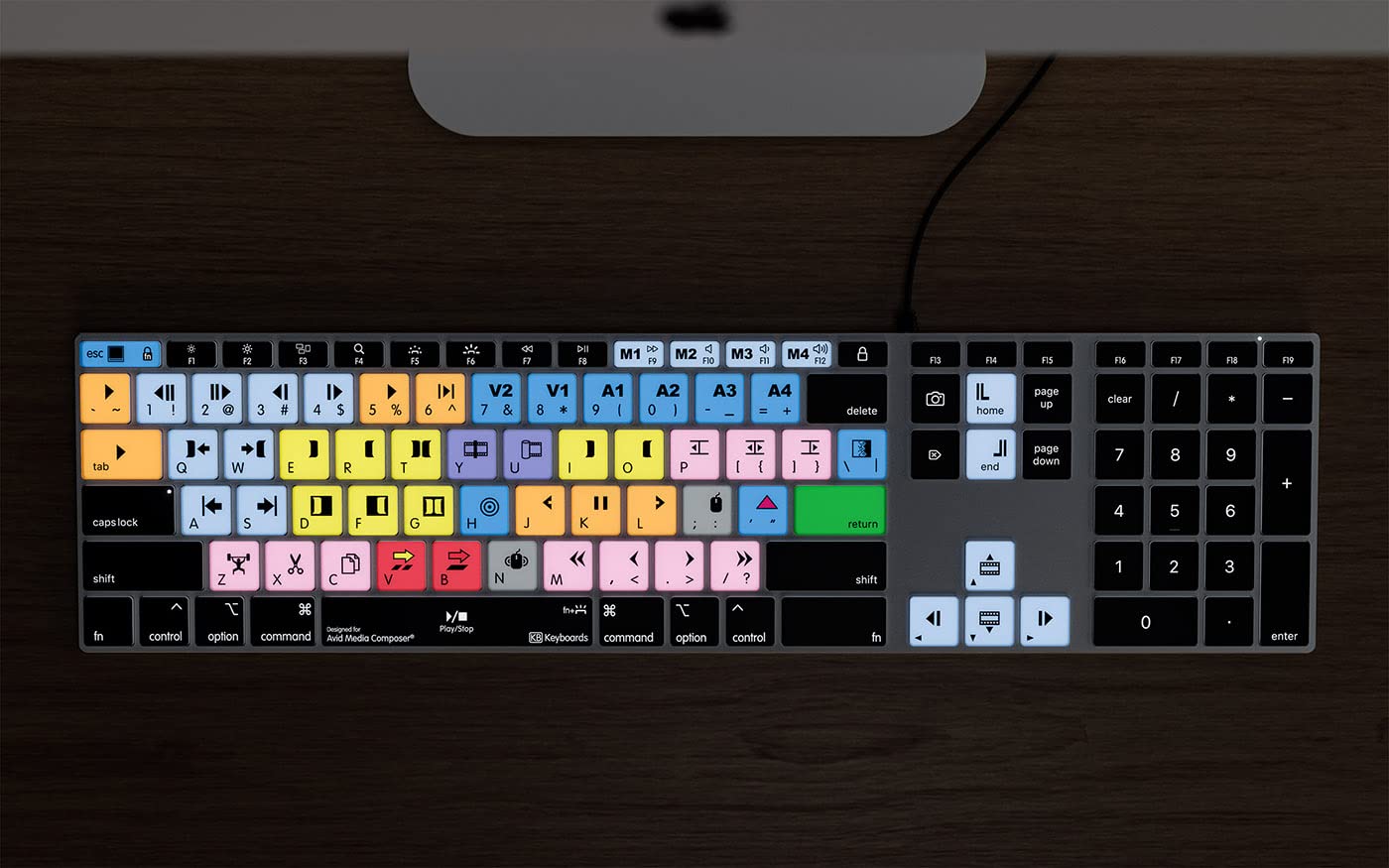 Amazon | KB Covers Avid Media Composer ショートカットキーボード
