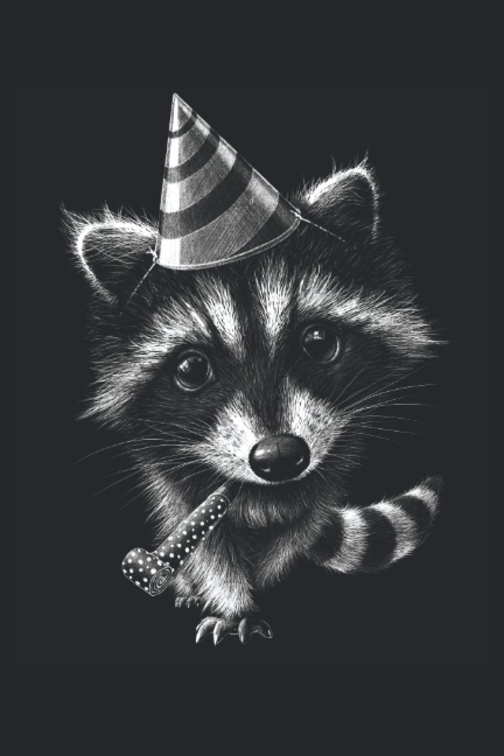 Raccoon Party: Notebook • Format: A5 (6x9 inches) • 110 pages • Lined • With page numbers • Diary • Notebook • Homework notebook • Original FD-DESIGN