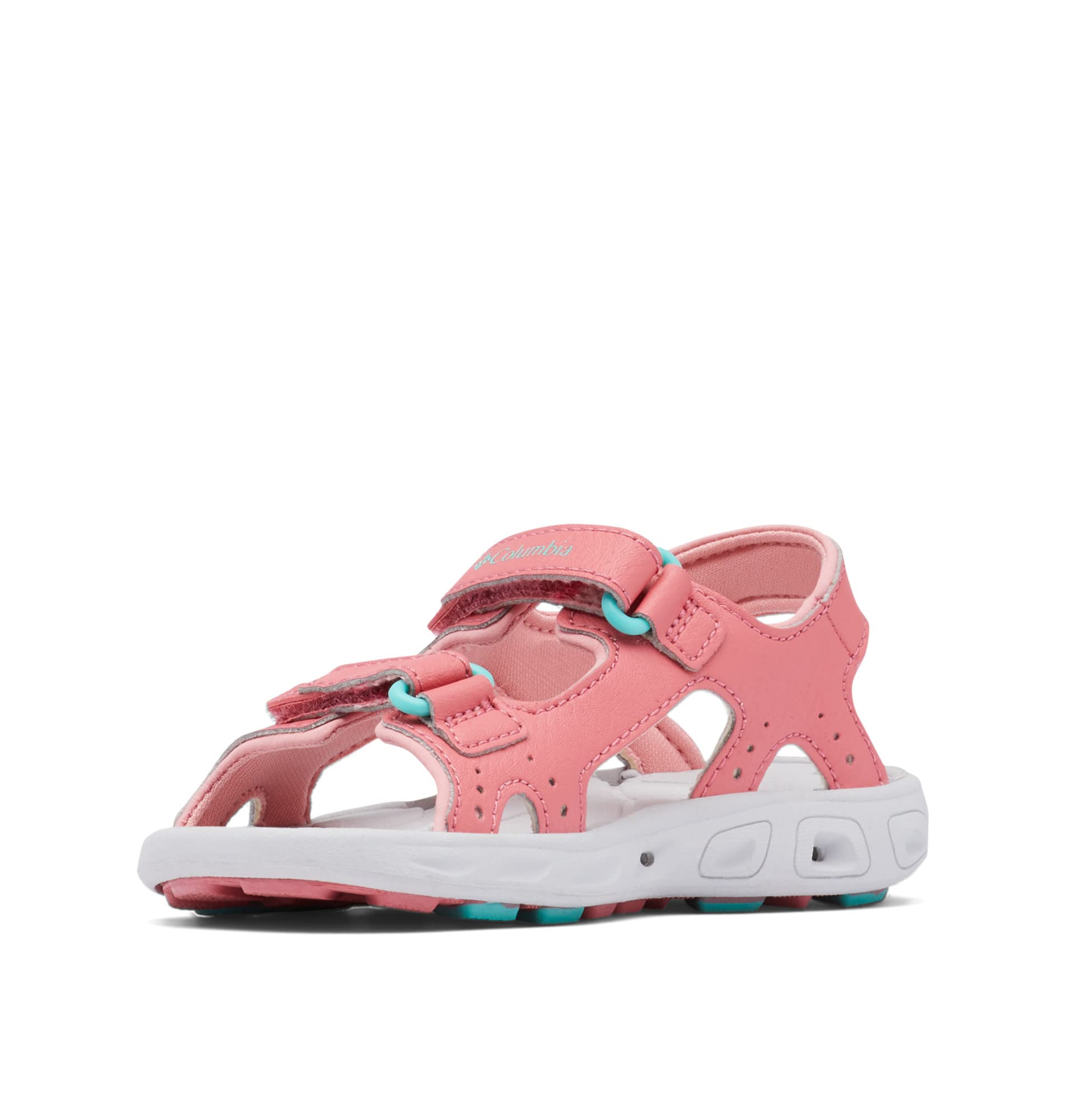 Columbia Childrens Techsun Vent Sandales De Randonnée Et Trekking pour Mixte enfant, Rouge (Wild Salmon x Dolphin), 25 EU