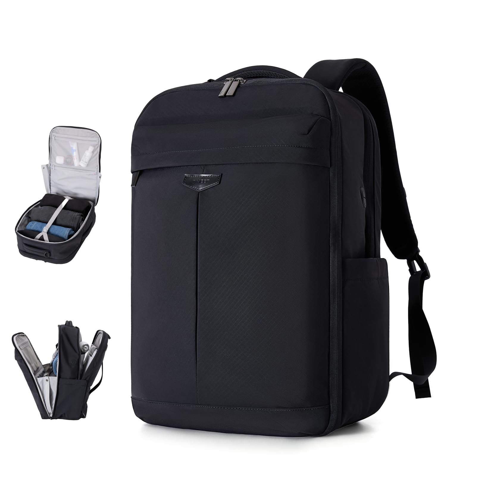 Travel Backpack for Women Men, 32L 4 In 1 Carry on Luggage Backpack, TSA Friendly Flight…