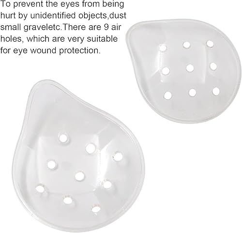 Miniatura 3 de 2 parches de plástico para ojos de 9 agujeros, transpirables y cómodos, protección ocular, adecuados para niños, adultos, cubierta de cirugía