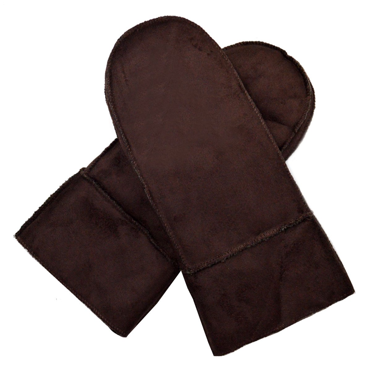 LA HAUTE Mens Winter Sheepskin Gloves Thick Suede Mittens Windproof Outdoor Cycling,Driving, Skiing,Camping Gloves