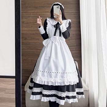 Amazon.co.jp: [YAISHN] メイド服 ゴスロリ 可愛い ロリータ