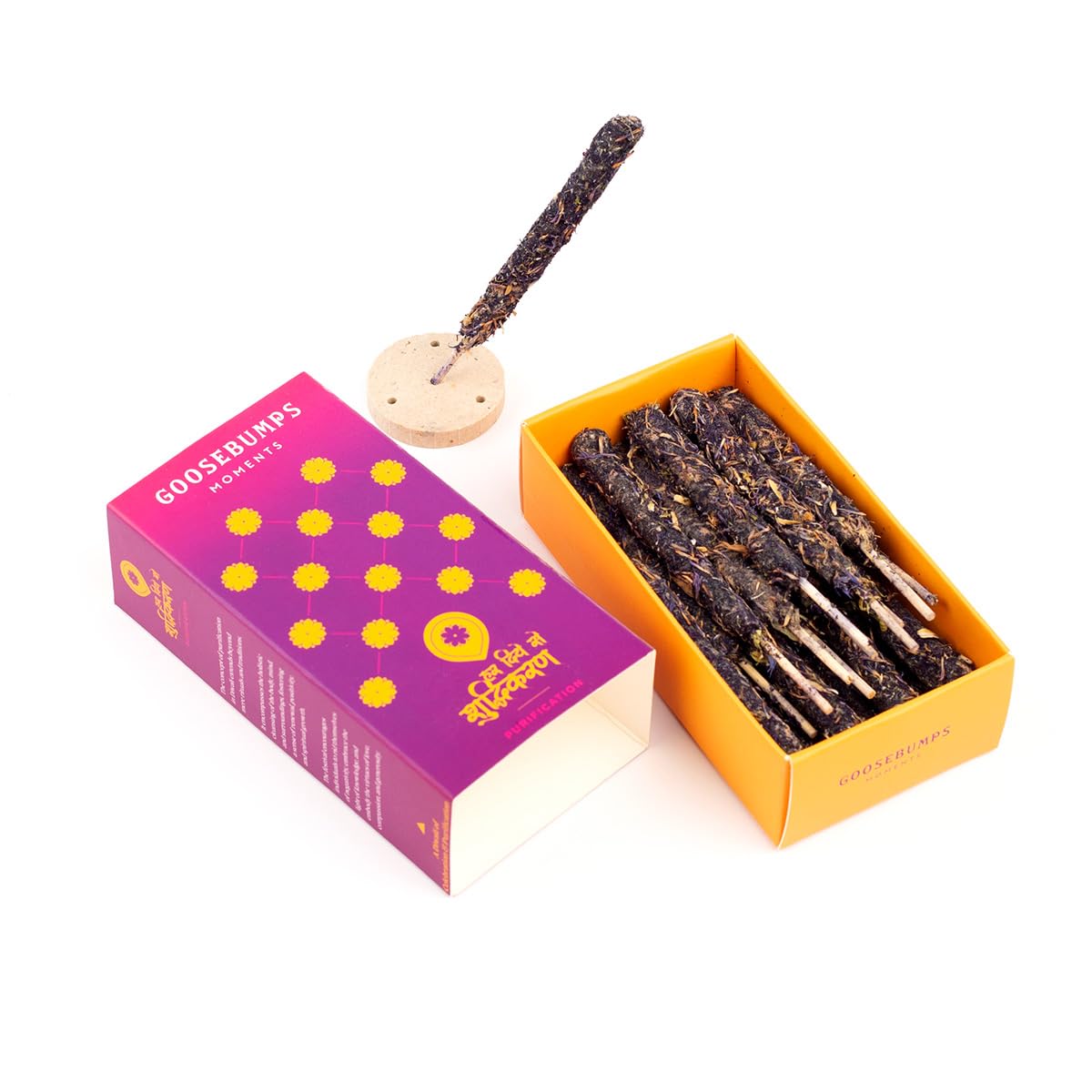 Goosebumps Himalayan Flowers Smudge Incense | Agarbatti Hawan Samagri | Incense for Home Fragrance | 4.5 inches x 10 Sticks (B0DCZX49NQ) Amazon Price History, Amazon Price Tracker