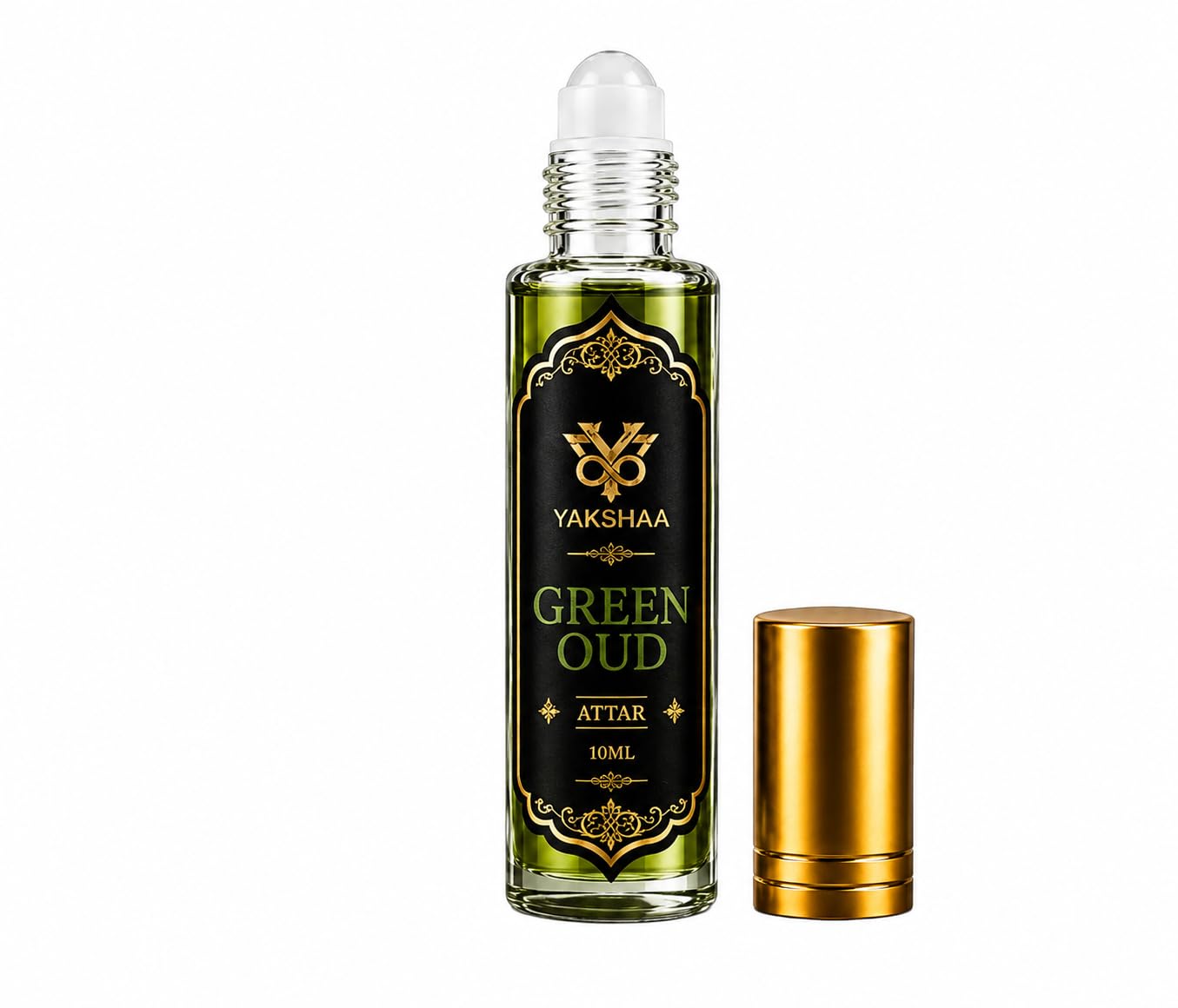 Green Oud Attar Roll-On Perfume for Men & Women | 10ML | Fresh Aroma, Pulse Point Application, Travel Friendly, Daily Wear, Festive Occasions-picture-20