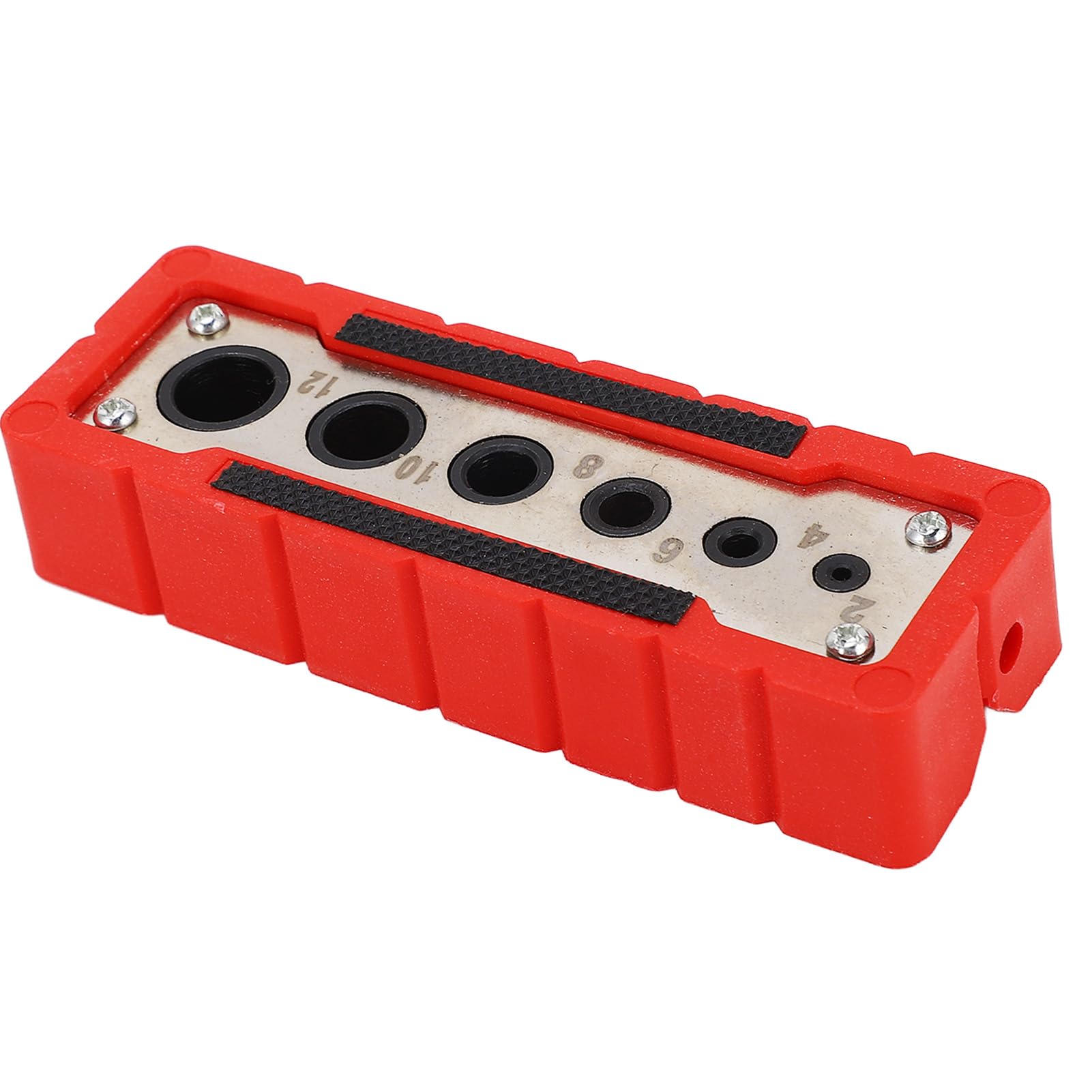 Annadue Portable Drill Guide, Drill Doweling Jig for 2mm 4mm 6mm 8mm 10mm 12mm Drill Bit Handheld Drilling Guide Woodworking Locator Puncher Tool, Self Centering Doweling Jig