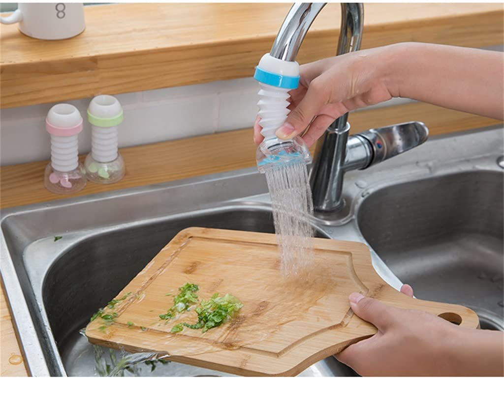 360 Grad verstellbare Wasserhahnverlängerung Duscharmatur Gadget Wasserhahnverlängerung Küche Badezimmer Zubehör (D)