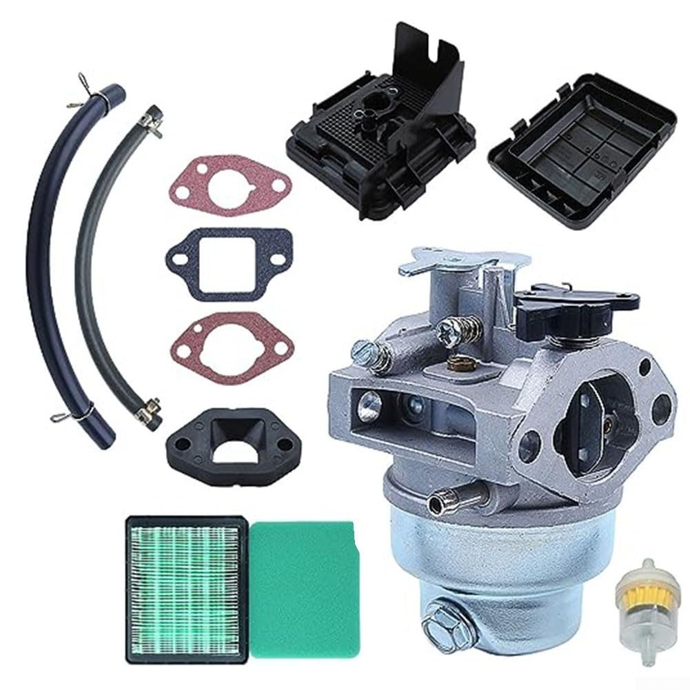 Komplett für Honda GCV 160 Serie Rasenmäher Wartungsset mit Vergaser, Luftfilter und Kurbelgehäusedichtungen